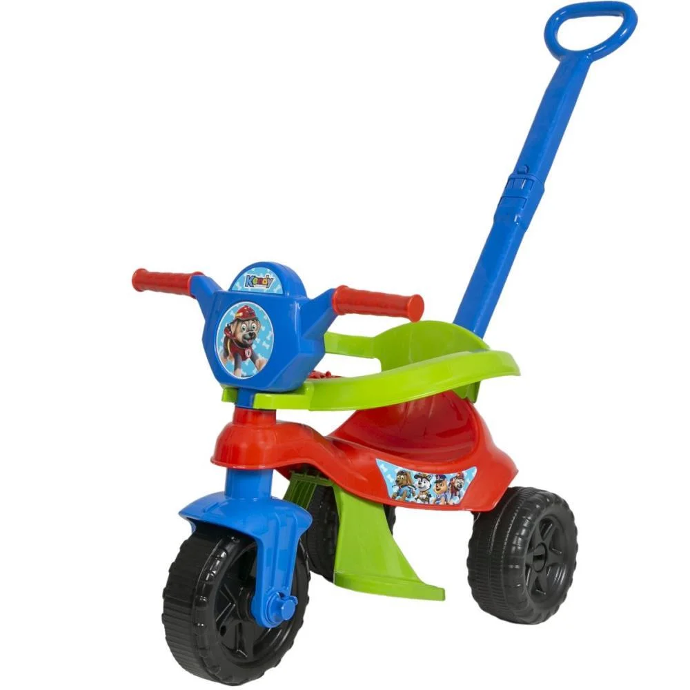 Triciclo Kemotoca Baby Dog Vm/Az/Vd 25K Kendy Brinquedos - imagem 3