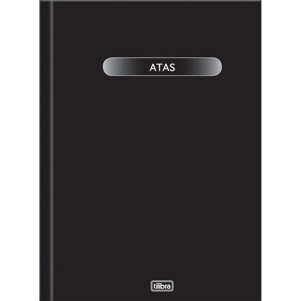 Livro Ata Capa Dura Oficio 200 Folhas Vertical Tilibra (Pct.c/03) - imagem 2