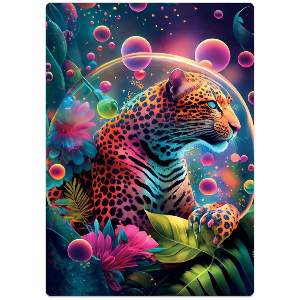 Quebra-Cabeca Cartonado Ia Jaguar Neon 500Pcs Nano Toyster (Unidade) - imagem 4