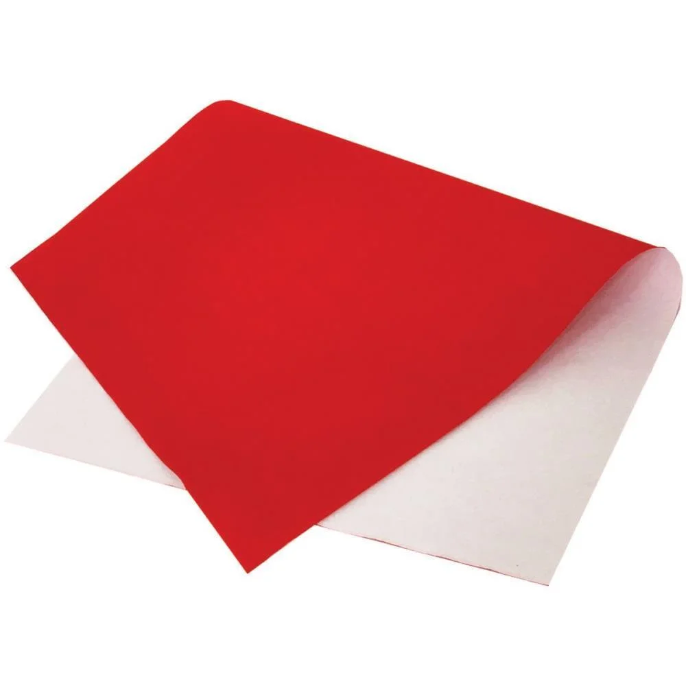 Papel Camurca 40X60Cm. Vermelho V.m.p. (Pct.c/25) - imagem 2