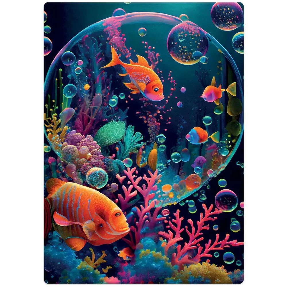 Quebra-Cabeca Cartonado Ia Oceano Cintil.500Pcs Nano Toyster (Unidade) - imagem 4