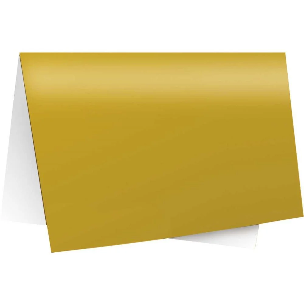 Papel Laminado 45X59Cm. Lamicor Ouro/Amarelo Cromus (Pct.c/40) - imagem 2