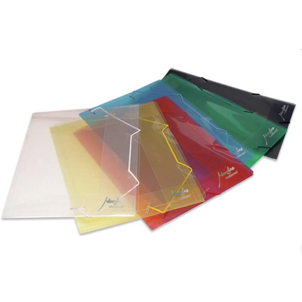Pasta Aba Elastica Plastica Mini 20Mm Fume Soft Polibras (Pct.c/10) - imagem 3