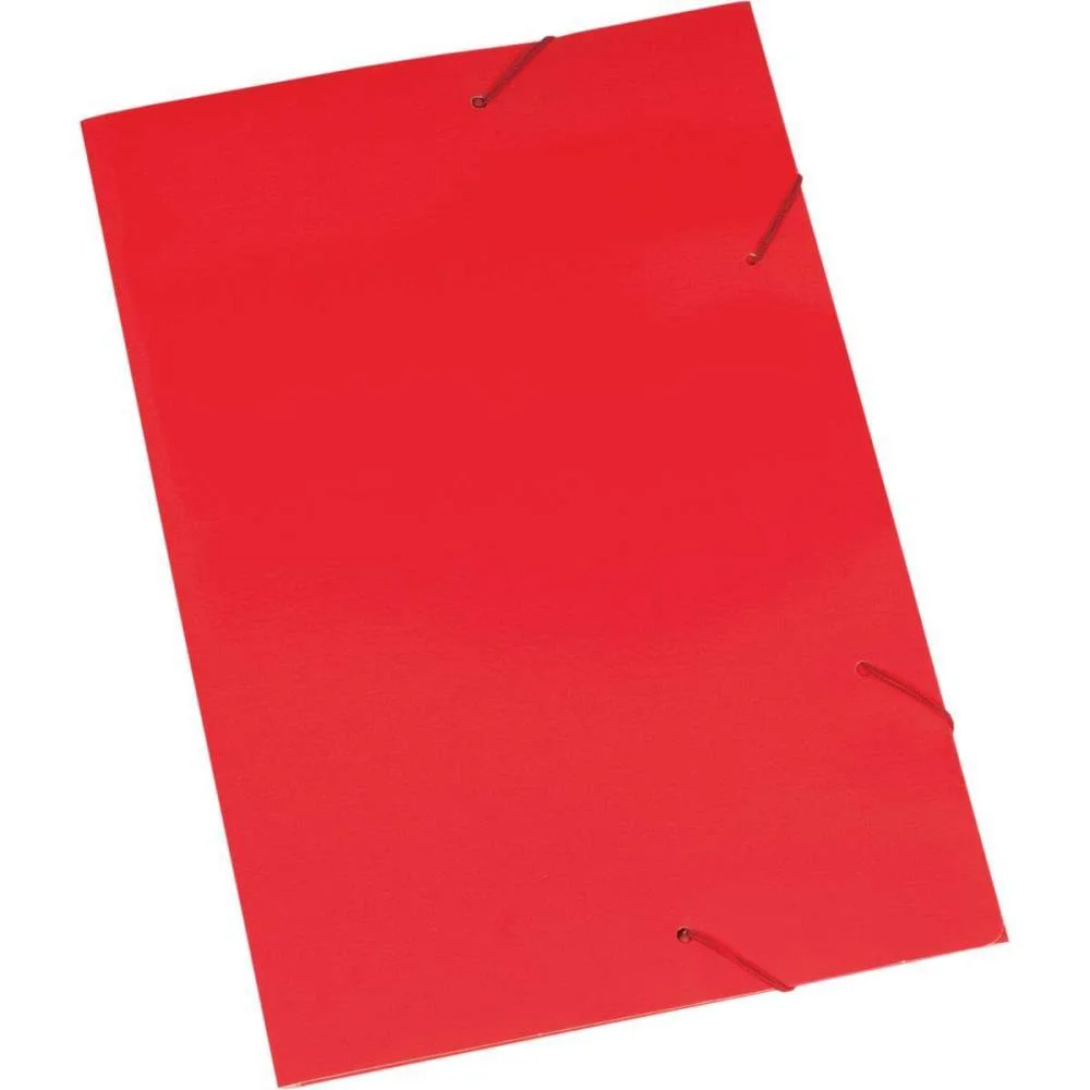 Pasta Aba Elastica Papel Oficio Vermelha Polycart (Pct.c/20) - imagem 3