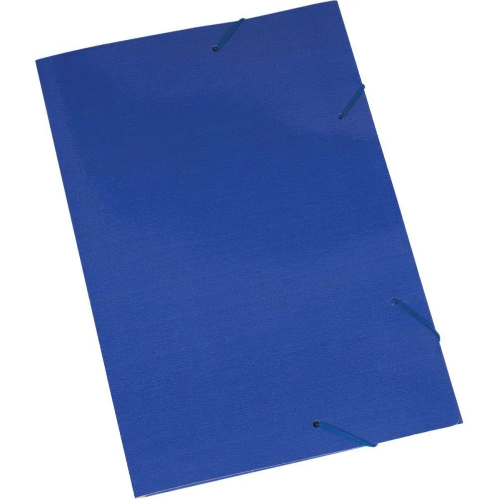 Pasta Aba Elastica Papel Oficio Azul Polycart (Pct.c/20) - imagem 3