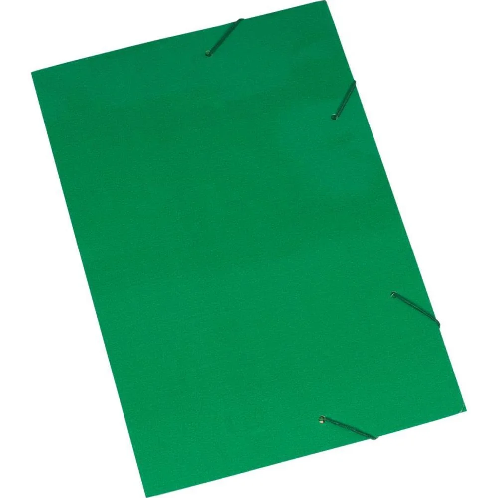 Pasta Aba Elastica Papel Oficio Verde Polycart (Pct.c/20) - imagem 2