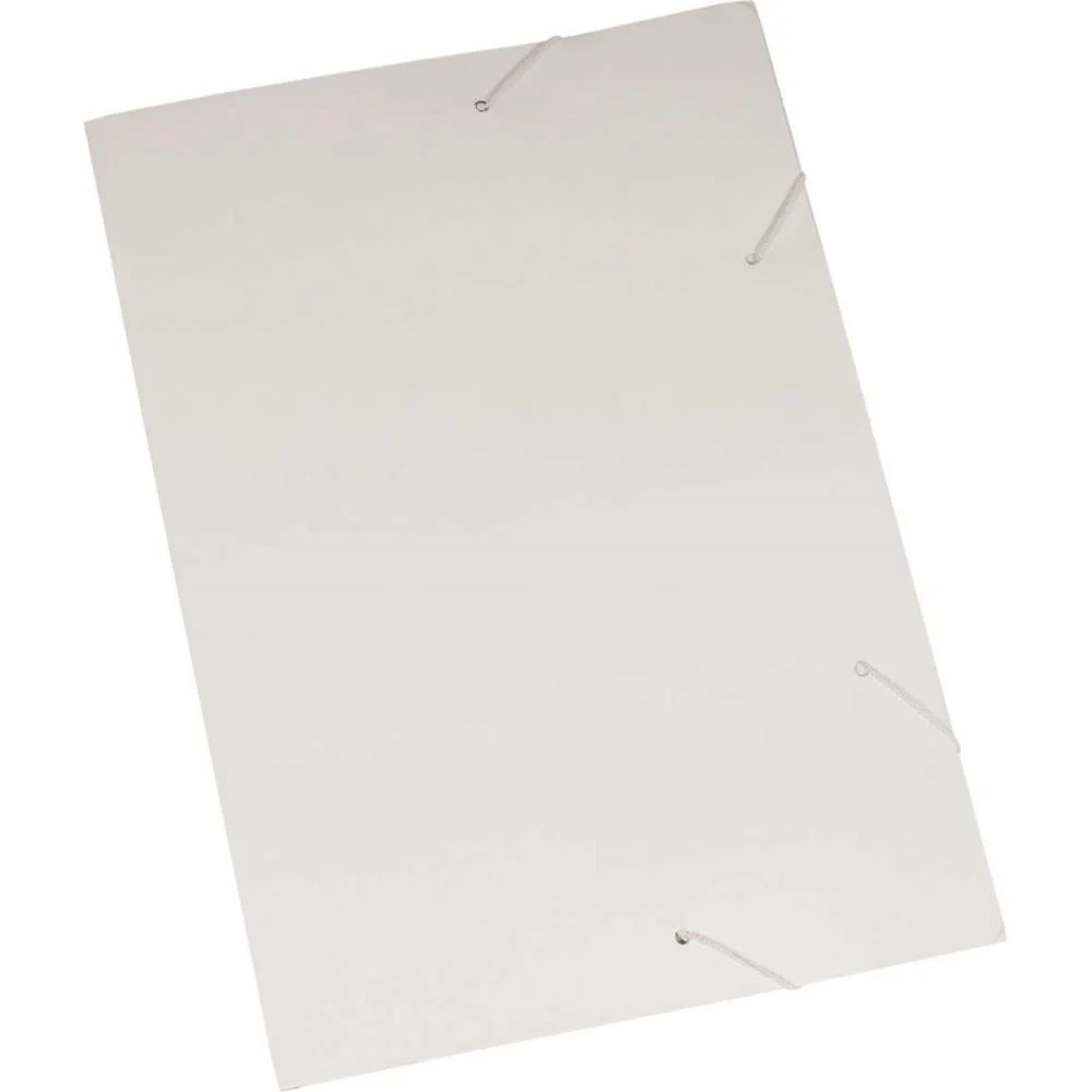 Pasta Aba Elastica Papel Oficio Branca Polycart (Pct.c/20) - imagem 2