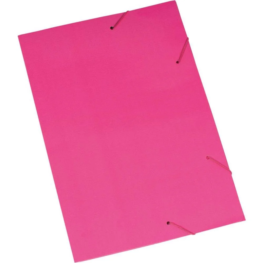Pasta Aba Elastica Papel Oficio Rosa Polycart (Pct.c/20) - imagem 3