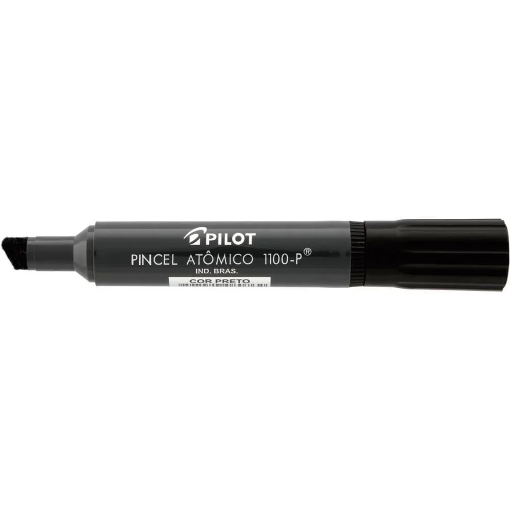 Pincel Marcador Permanente Atomico 1100P Preto Recarreg. Pilot (Cx.c/12) - imagem 4