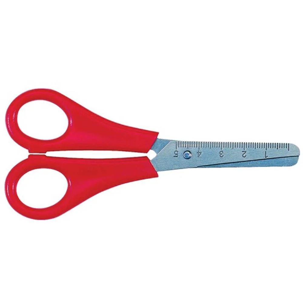 Tesoura Escolar Cis Ks-95C/Regua Plast 13,5Cm Sertic C/ 20 Unidades - imagem 2