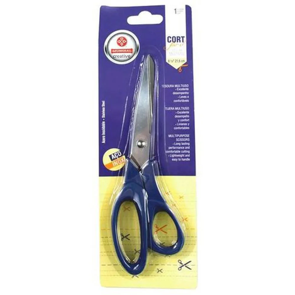 Tesoura Multiuso Inox 19Cm Mundial (Unidade) - imagem 2