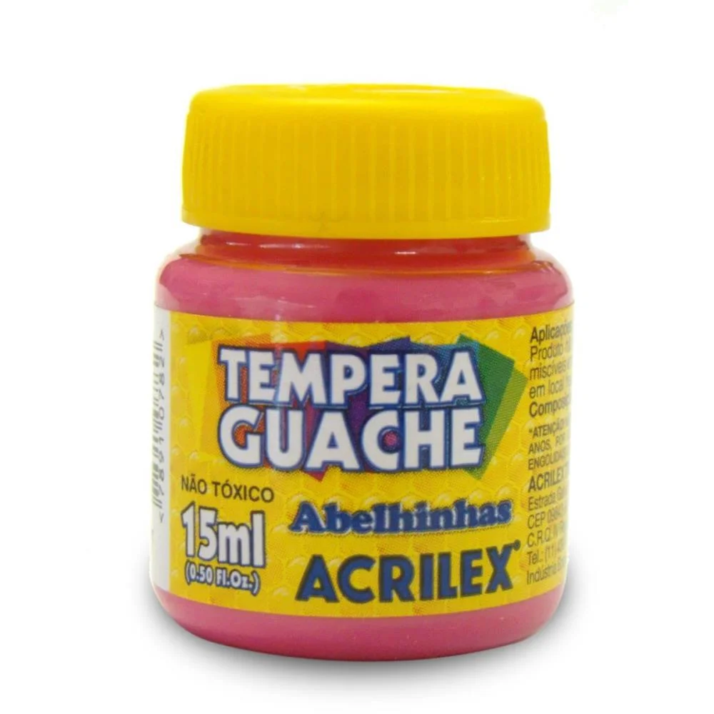 Tinta Guache 015Ml Rosa Acrilex (Duzia) - imagem 3
