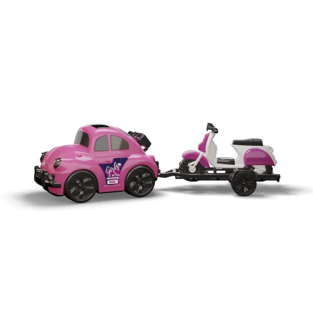 Carrinho Girls On The Highway Rosa Orange Toys - imagem 3