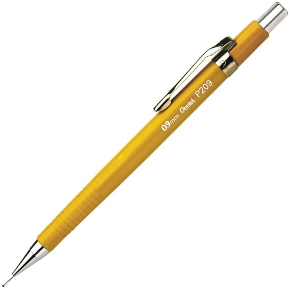 Lapiseira 0.9Mm Pentel Amarela Pentel (Cx.c/12) - imagem 2