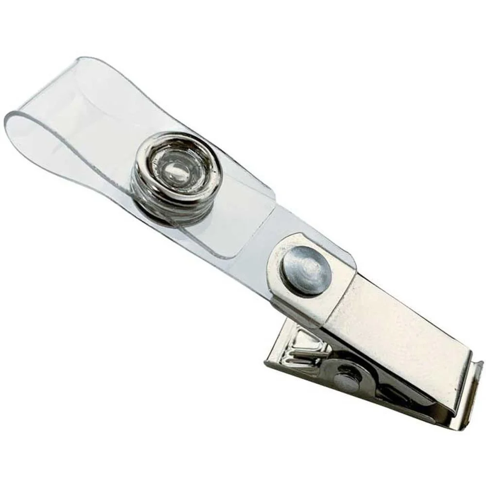 Presilha Para Cracha Metal Removivel C/Fecho Plast. Dac (Pct.c/100) - imagem 3