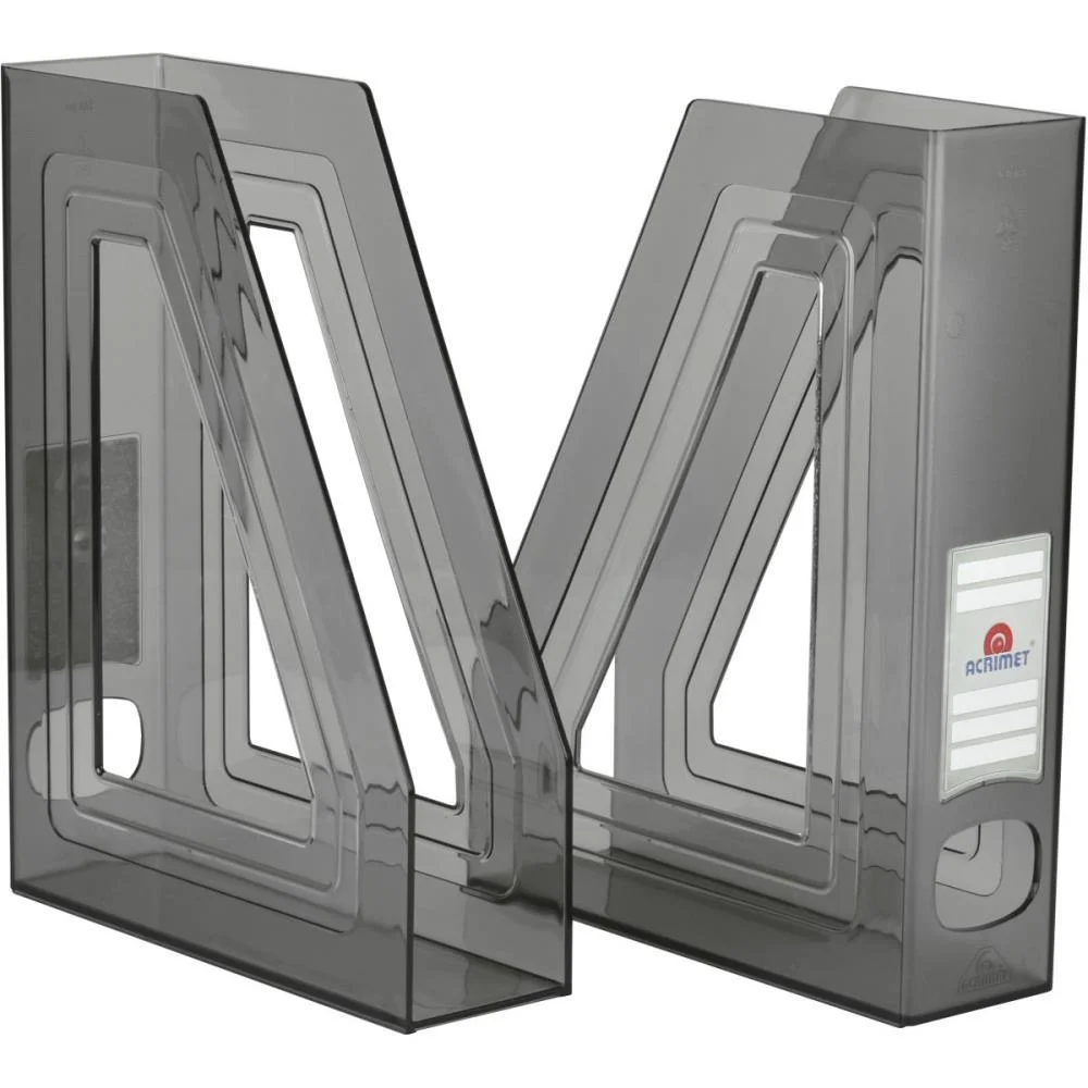 Porta Revista Classic Fume Acrimet (Pct.c/02) - imagem 3
