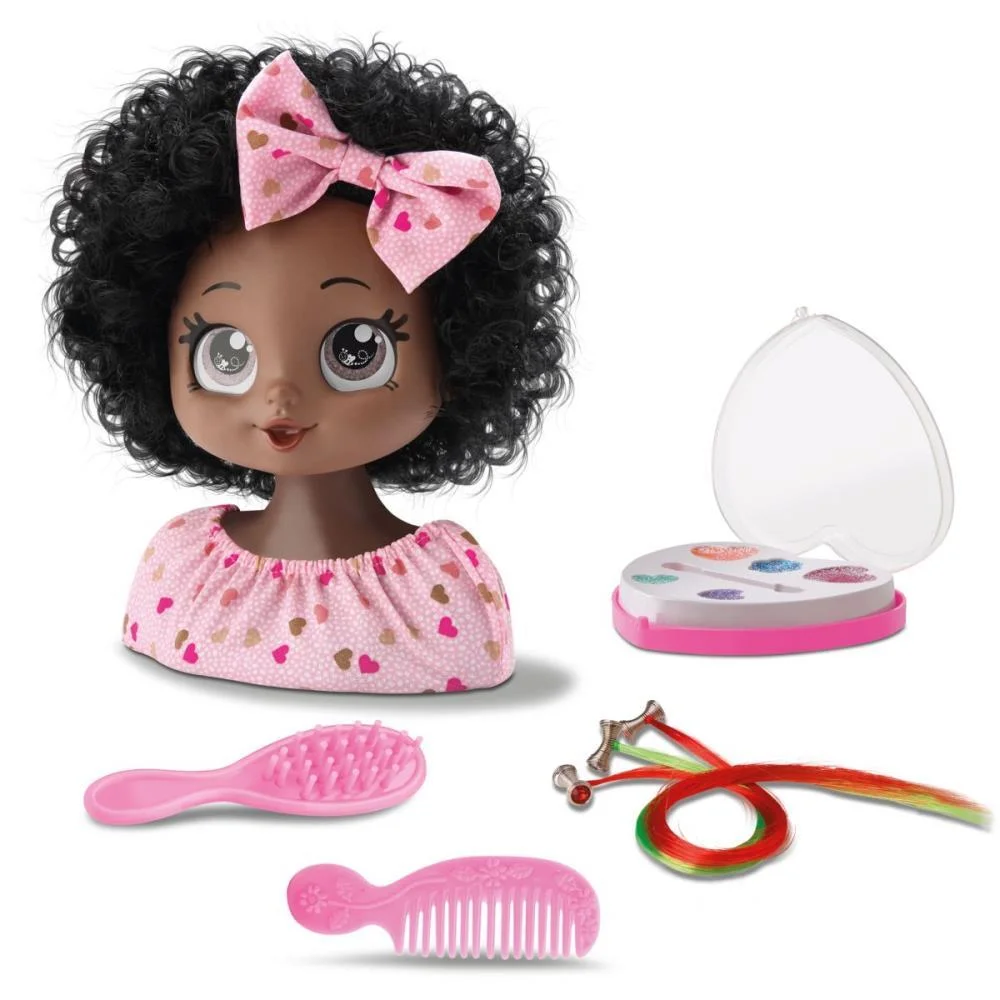 Boneca Style Hair Negra 21Cm C/Acesso Bee Toys (Unidade) - imagem 2