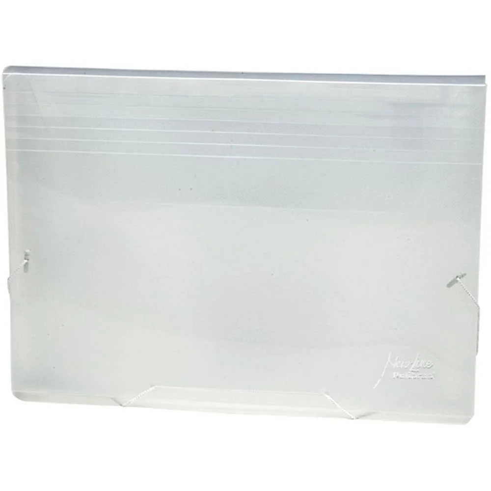 Pasta Sanfonada Plastica Porta Cheque 12 Div. Cristal Polibras (Unidade) - imagem 3