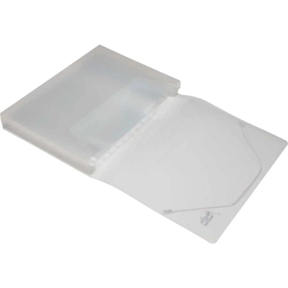 Pasta Sanfonada Plastica A4 12 Divisoes Cristal Polibras (Unidade) - imagem 3