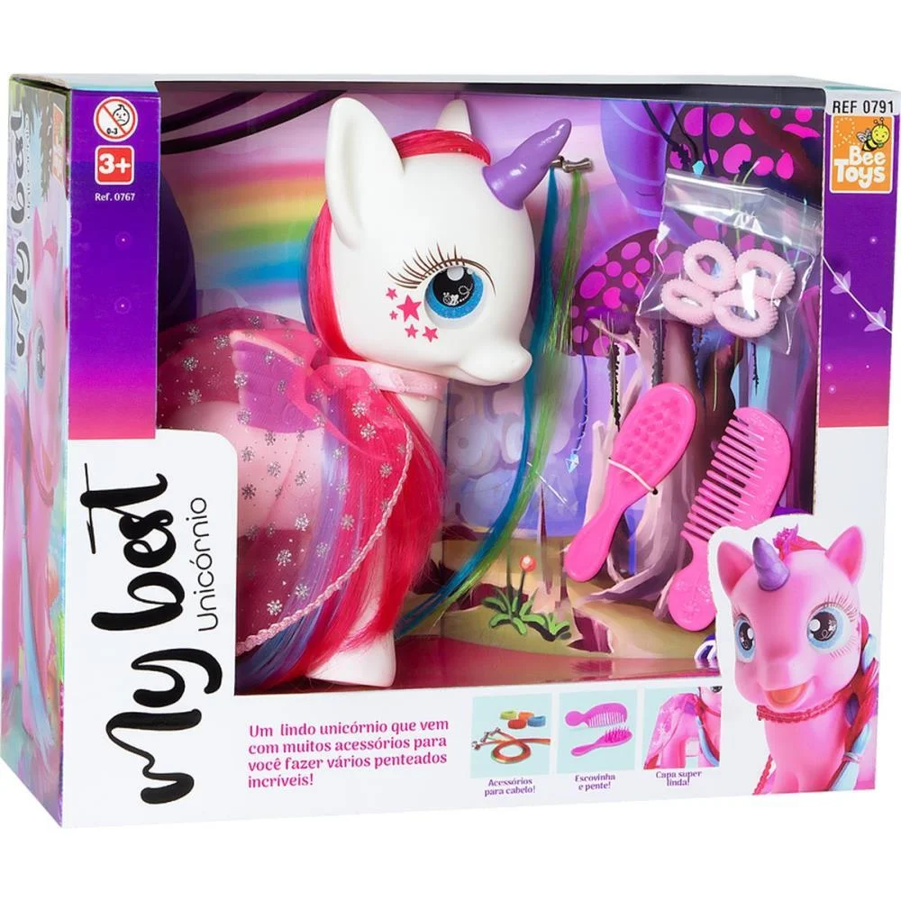 My Best Unicornio C/Acessorios Bee Toys - imagem 9