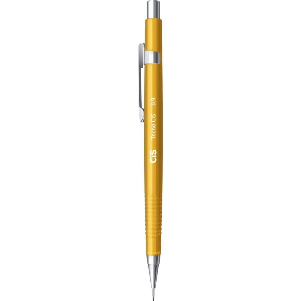 Lapiseira 0.9Mm Tecno Cisc-209 0.9 Amarela Sertic (Cx.c/12) - imagem 2