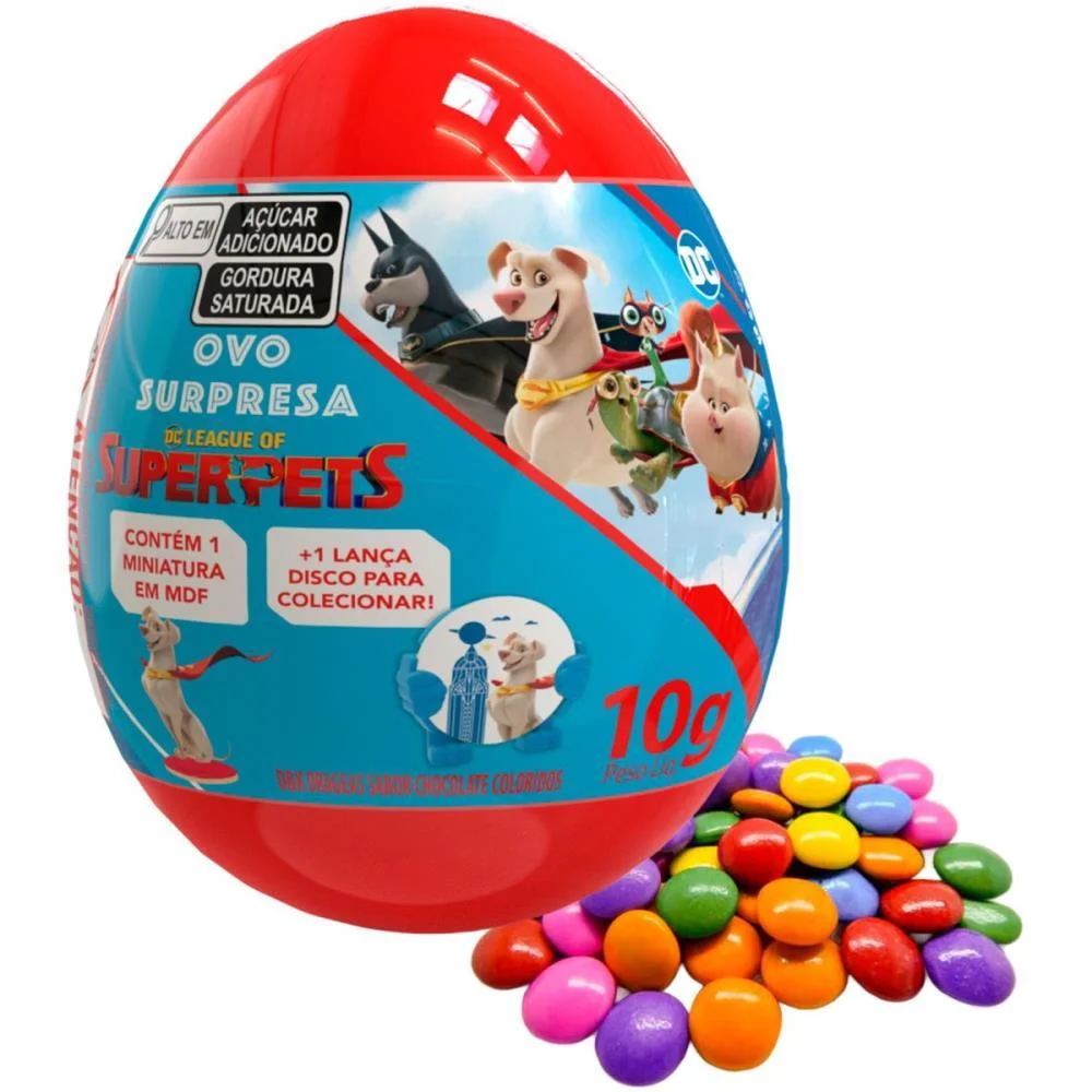 Doce Ovo Surpresa Superpets Divino Kids (Dp.c/12) - imagem 3