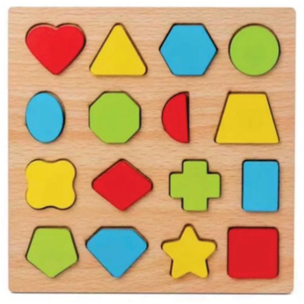 Brinquedo Pedagogico Madeira Encaixe Formas E Fracoes Toy Mix (Unidade) - imagem 2
