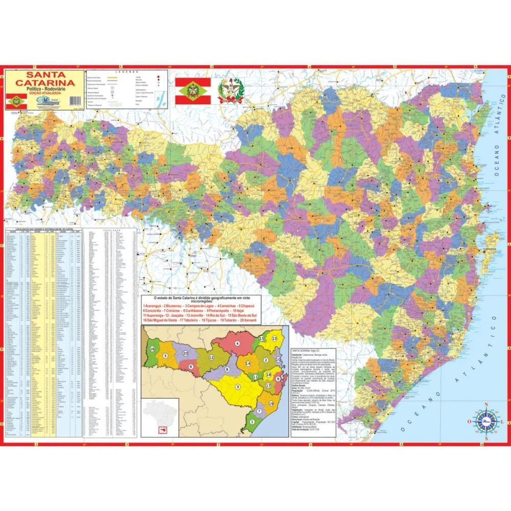 Mapa Periodico Est.de Santa Catarin Multimapas (Unidade) - imagem 3