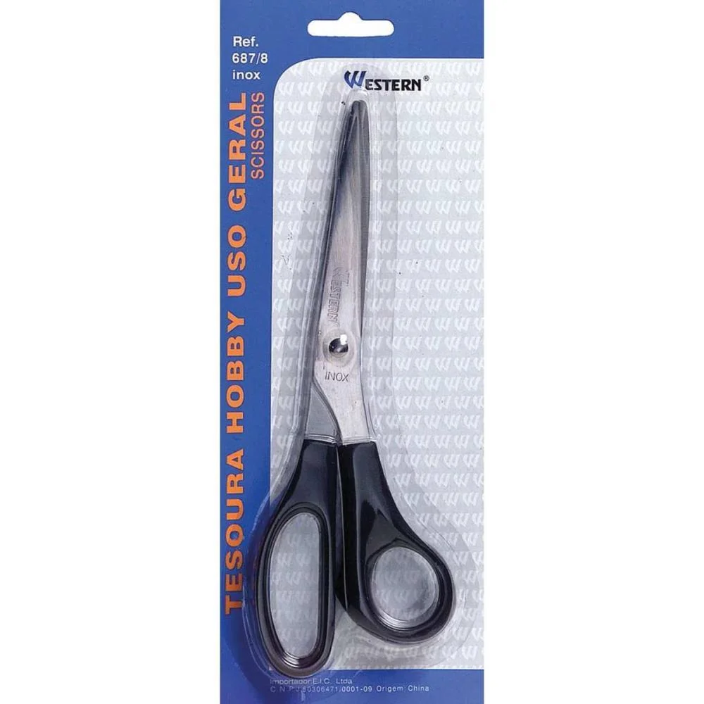 Tesoura Uso Geral 8Pol 20Cm-Inox Western (Unidade) - imagem 2