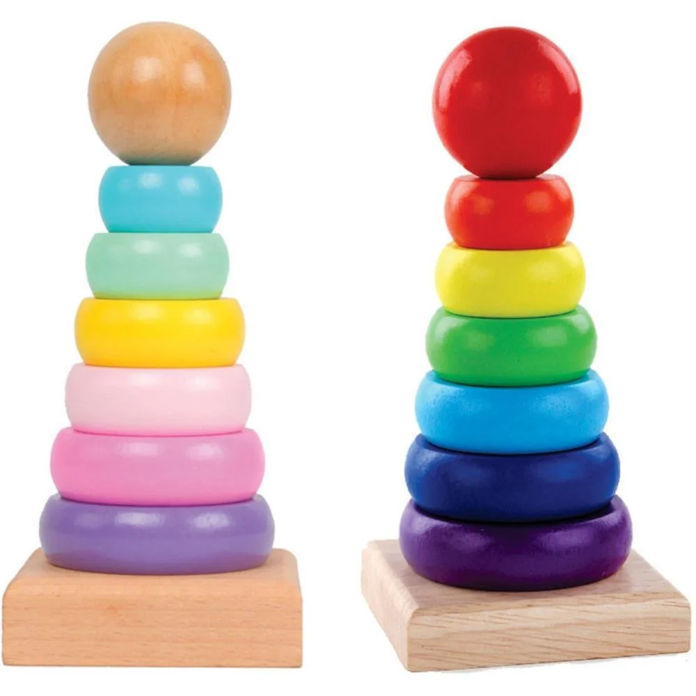 Brinquedo Pedagogico Madeira Torre De Encaixe (S) Toy Mix (Unidade) - imagem 3