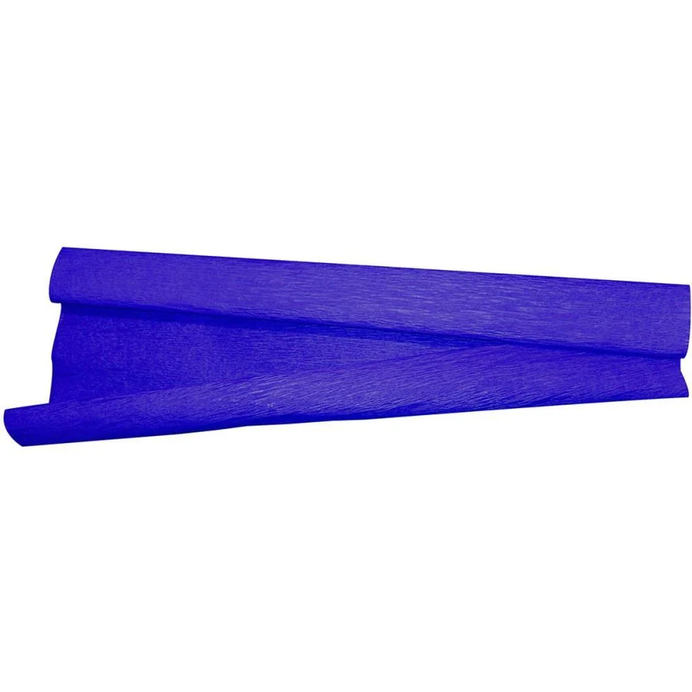 Papel Crepom 48Cmx2,00M.azul Escuro V.m.p. (Pct.c/10) - imagem 2