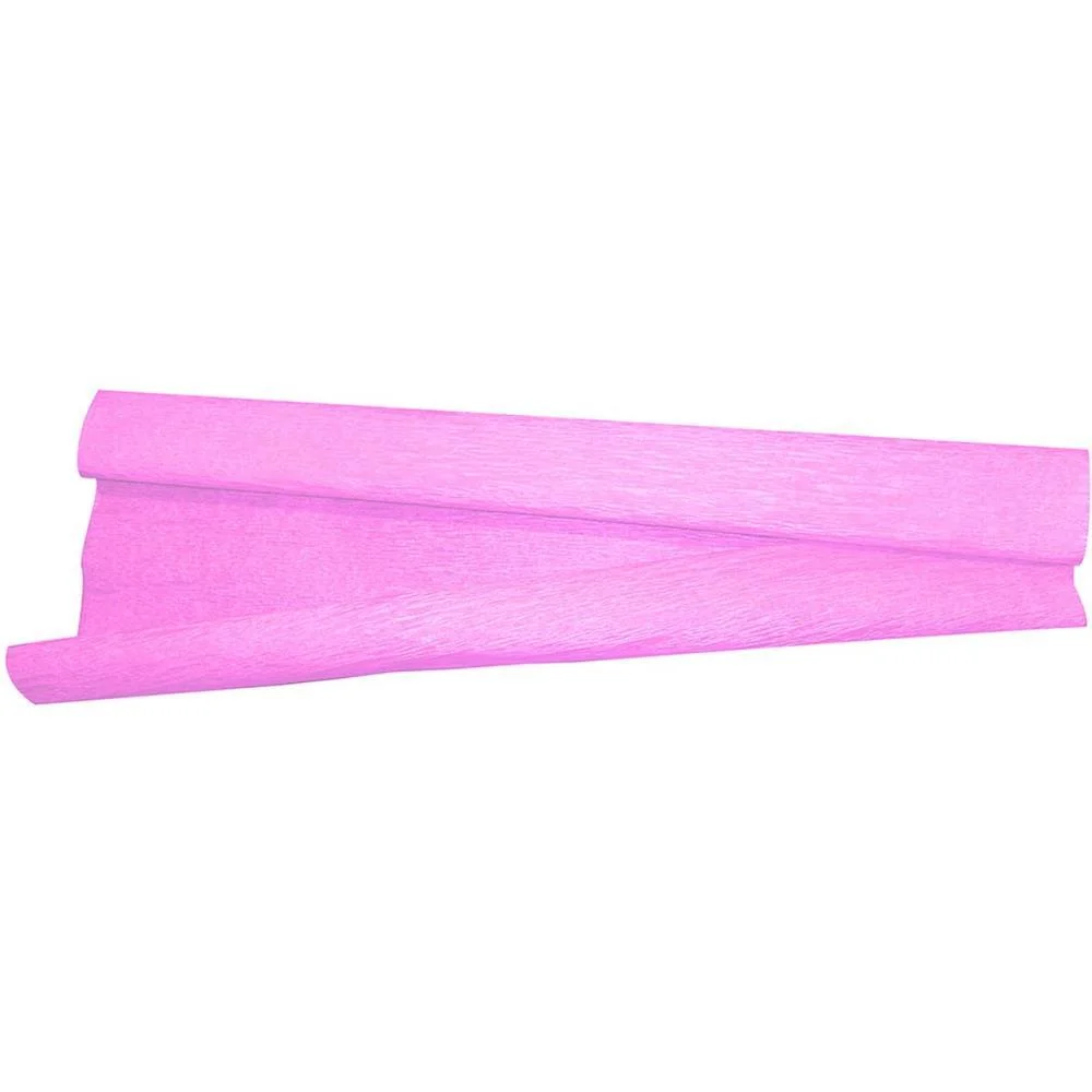 Papel Crepom 48Cmx2,00M.rosa Claro V.m.p. (Pct.c/10) - imagem 3
