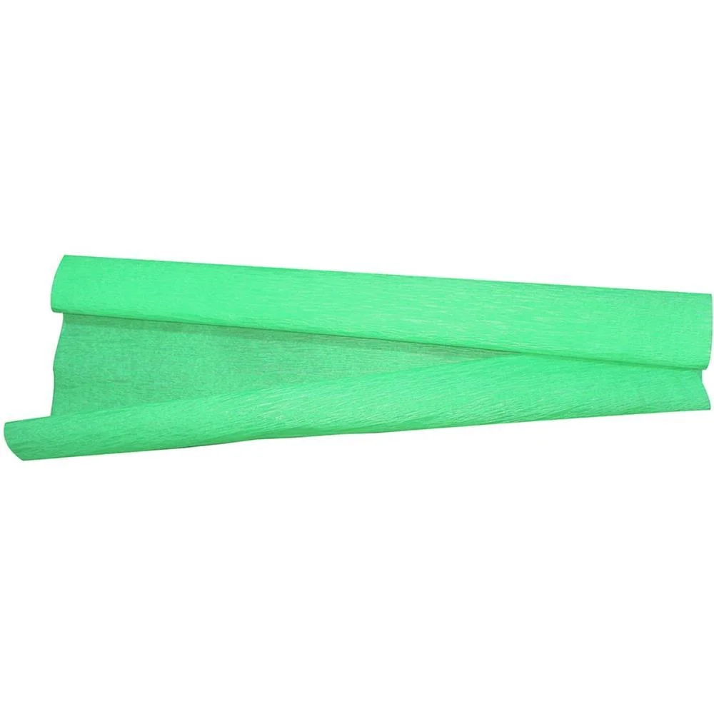 Papel Crepom 48Cmx2,00M.verde Claro V.m.p. (Pct.c/10) - imagem 3