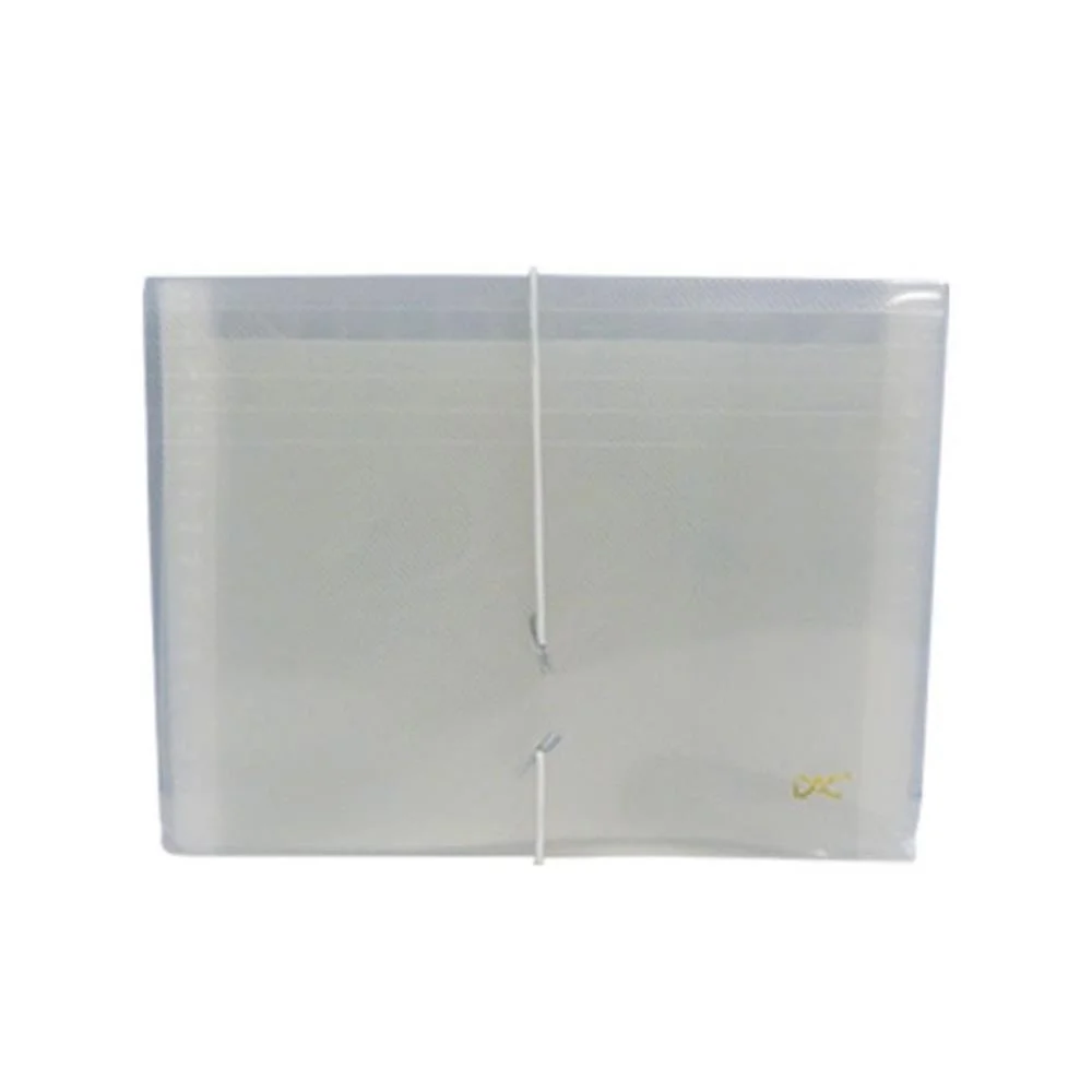 Pasta Sanfonada Plastica Duplicata 12 Divisoes Cristal Dac (Unidade) - imagem 2