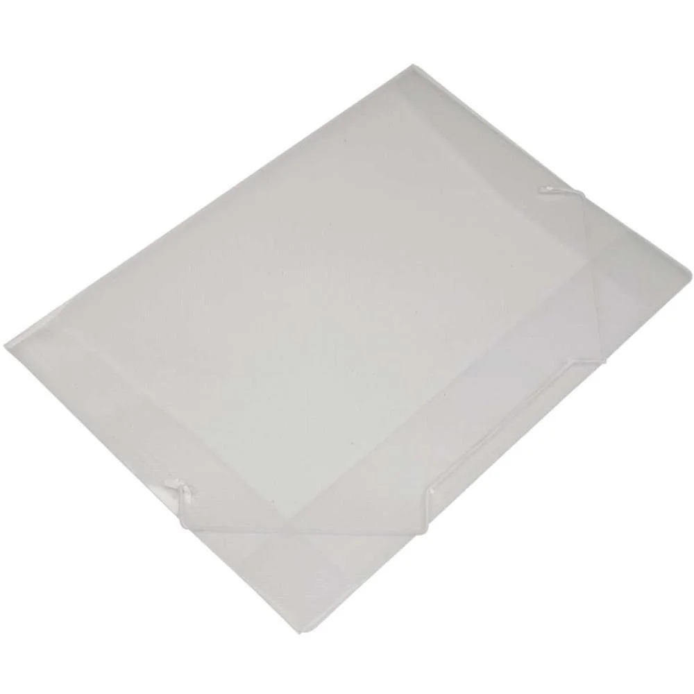 Pasta Aba Elastica Plastica Mini Cristal Soft Polibras (Pct.c/10) - imagem 2