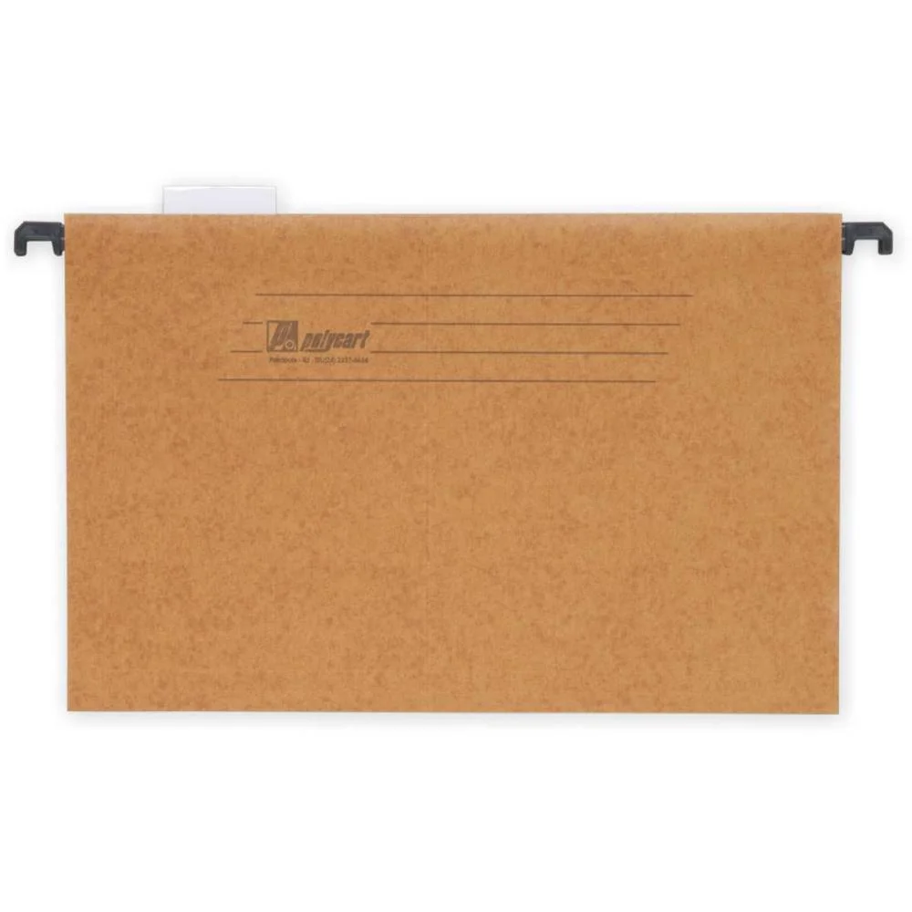 Pasta Suspensa Marmorizada Haste Plastica Polycart (Pct.c/10) - imagem 2