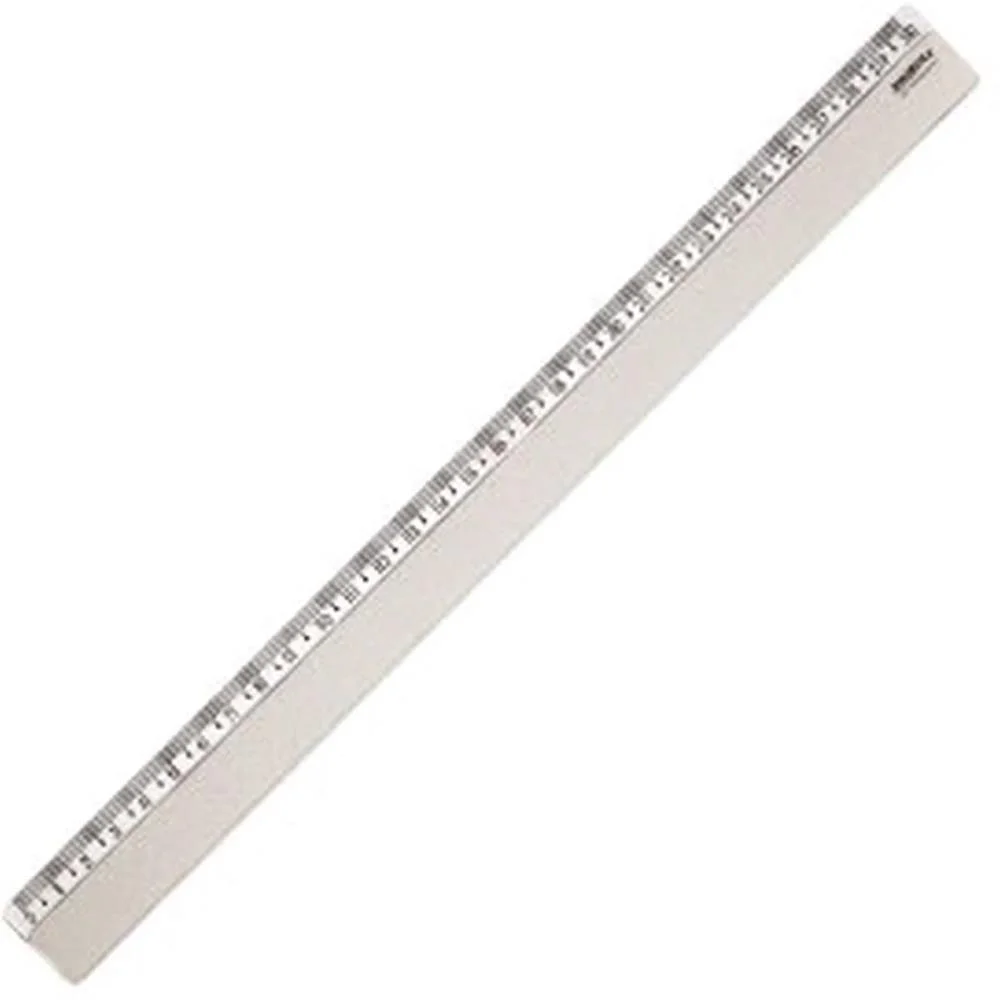 Regua Plastica Cristal 30Cm. Maxcril (Pct.c/25) - imagem 2