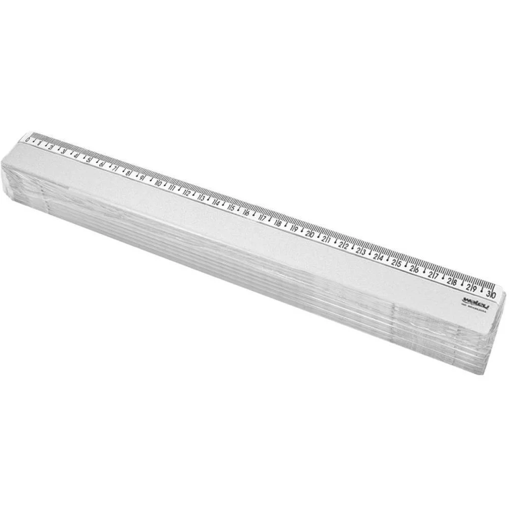 Regua Plastica Cristal 30Cm. Maxcril (Pct.c/25) - imagem 4
