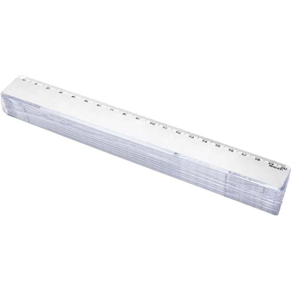 Regua Plastica Cristal 20Cm. Maxcril (Pct.c/25) - imagem 4