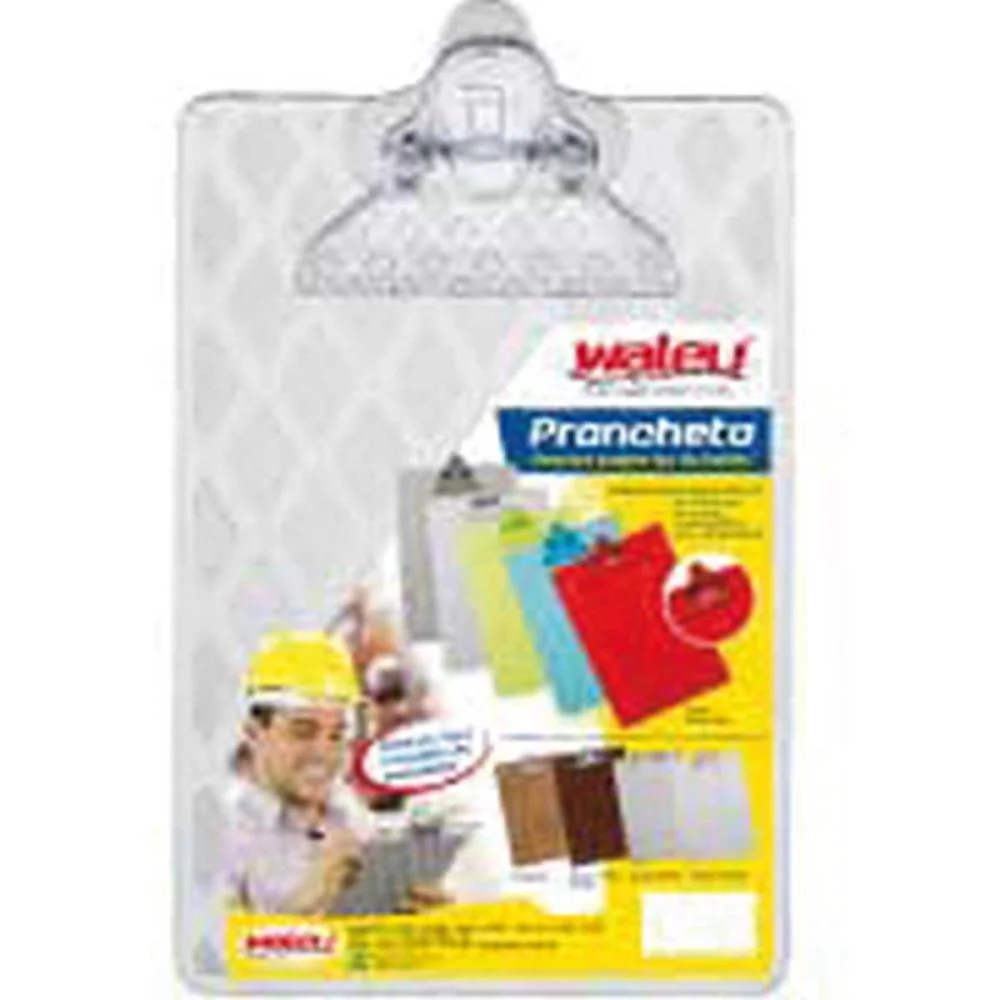 Prancheta Plastica 1/2 Oficio Cristal Maxcril (Unidade) - imagem 4