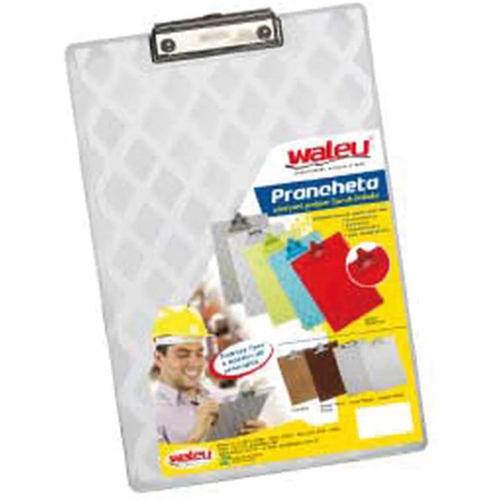 Prancheta Plastica Of.luxo Metal Cristal Maxcril (Unidade) - imagem 4
