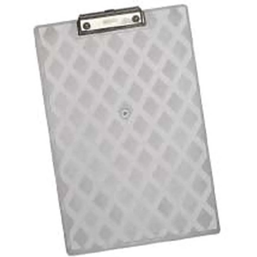 Prancheta Plastica Of.luxo Metal Fume Maxcril (Unidade) - imagem 3