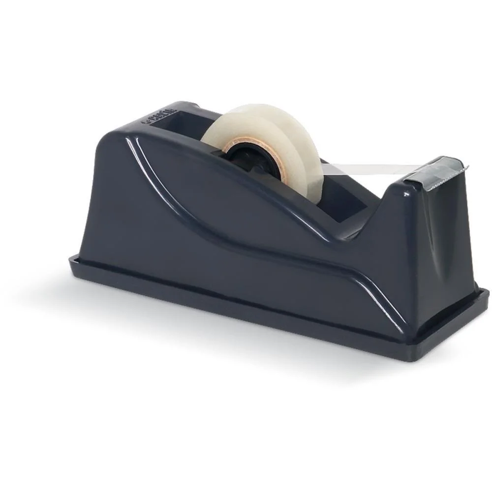 Suporte Para Fita Adesiva Pequeno Plastico Preto Cavia - imagem 2
