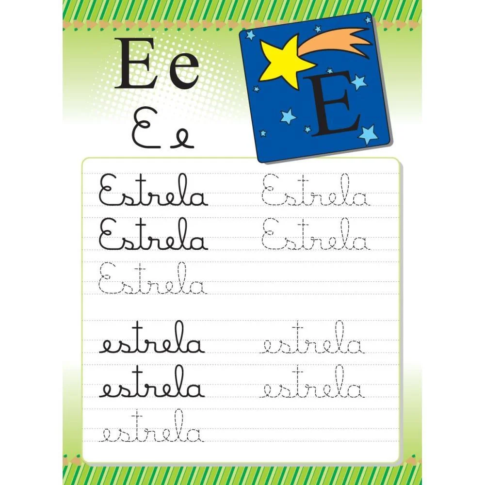 Livro Caligrafia N.2 Palavras 24Pag. 20X27Cm Bicho Esperto (Pct.c/05) - imagem 6