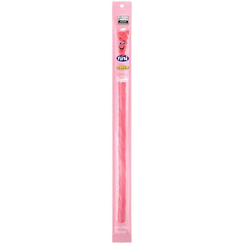 Doce Tubes Iogurte 27G Gigante Fini (Cx.c/24) - imagem 4