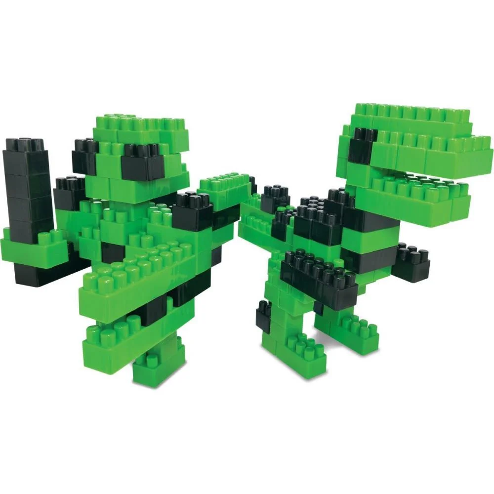 Brinquedo Para Montar Blocos Mega Robots Tiranossauo Ggb Plast (Unidade) - imagem 4