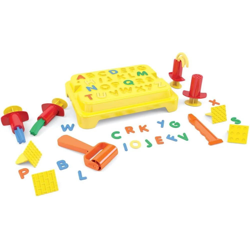Massa Para Modelar Criativa Box Massinha Alfabeto 19Pcs Dismat (Unidade) - imagem 3