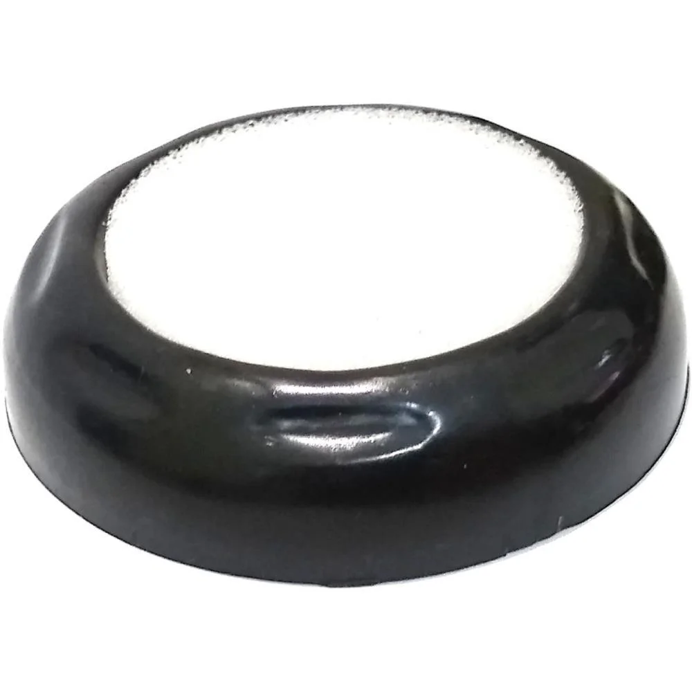 Umedecedor De Dedo Esponja Plastico Preto/Cinza Cavia (Pct.c/12) - imagem 3