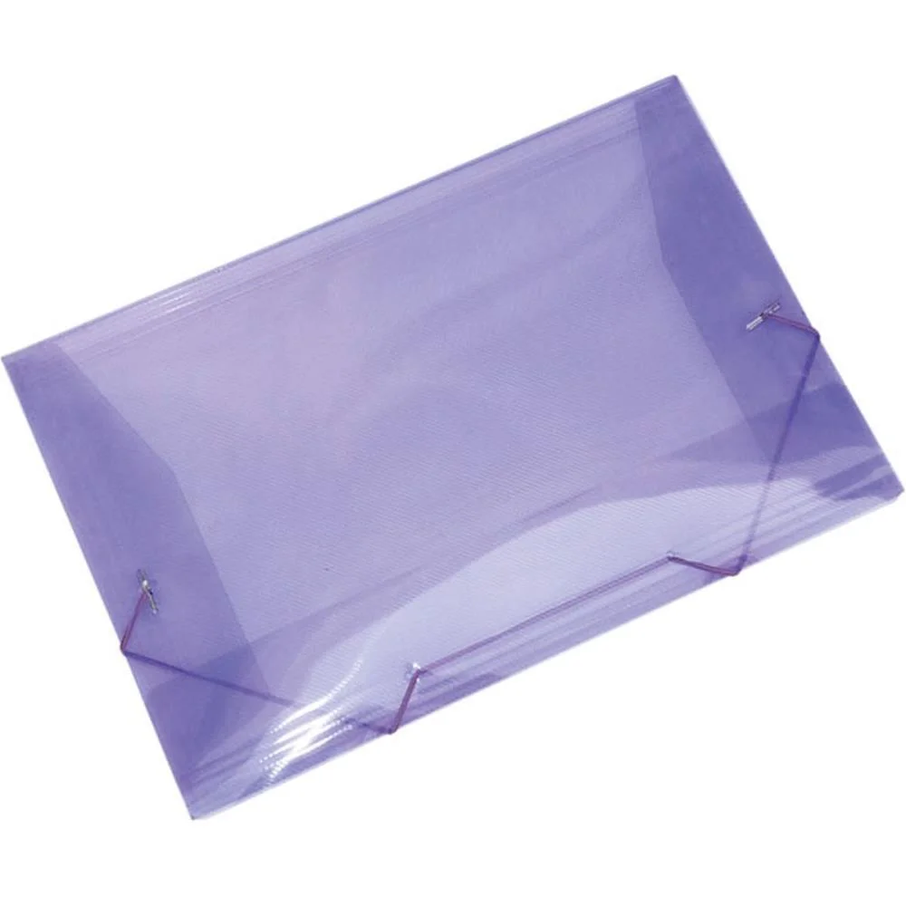 Pasta Aba Elastica Plastica Oficio Lilas Acp (Pct.c/10) - imagem 3