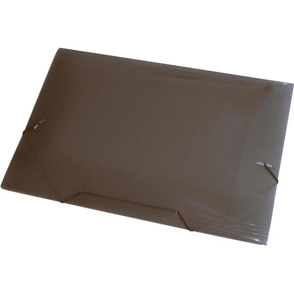 Pasta Aba Elastica Plastica Oficio Fume Acp (Pct.c/10) - imagem 2